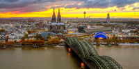 Cologne sunset ©MarkusLandsmann