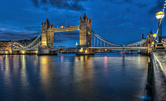 Tower Bridge during the blue hour